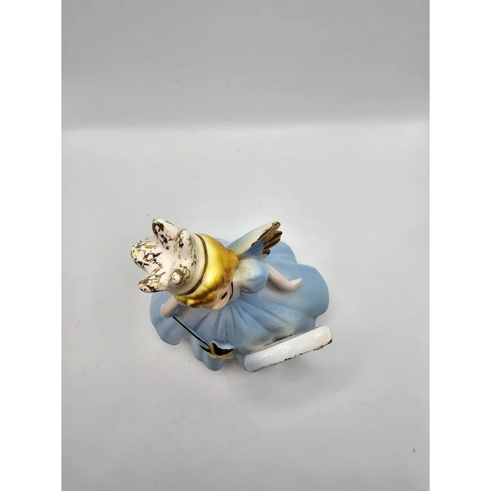 Josef Originals Birthday Girl Angel‎ Figurine - 7th Year - Vintage Ceramic